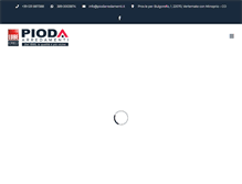 Tablet Screenshot of piodarreda.it